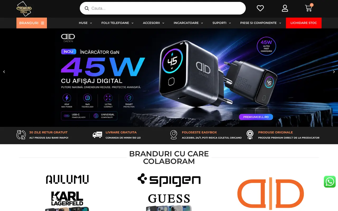 PremiumCell Cluj website