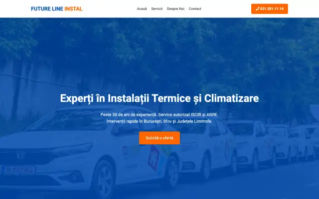 Future Line Instal website